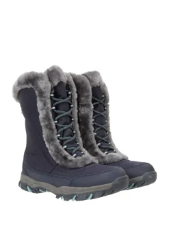 Mountain Warehouse Womens Ohio Snow Boots Blue Clearance