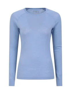 Mountain Warehouse Womens Merino II Thermal Top Blue Online