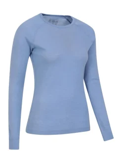 Mountain Warehouse Womens Merino II Thermal Top Blue Online