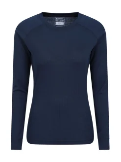 Mountain Warehouse Womens Talus Thermal Tops 2 Pack Blue Outlet