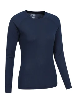 Mountain Warehouse Womens Talus Thermal Tops 2 Pack Blue Outlet