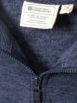 Mountain Warehouse Womens Snowdon Melange II Full-Zip Fleece Dark Blue Best