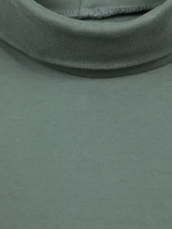 Mountain Warehouse Maribel Cotton Roll Neck Top Green Clearance