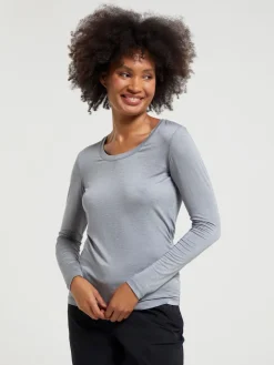 Mountain Warehouse Keep The Heat Quick Drying Thermal Top Grey Discount
