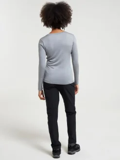 Mountain Warehouse Keep The Heat Quick Drying Thermal Top Grey Discount