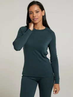 Mountain Warehouse Talus Womens Round Neck Thermal Top Grey Online