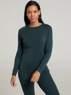 Mountain Warehouse Talus Womens Round Neck Thermal Top Grey Online