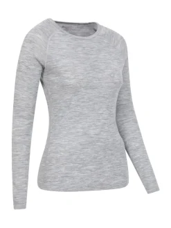 Mountain Warehouse Womens Merino II Thermal Top Grey