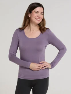 Mountain Warehouse Keep The Heat Quick Drying Thermal Top Purple