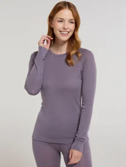 Mountain Warehouse Womens Merino II Thermal Top Purple Discount