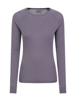 Mountain Warehouse Womens Merino II Thermal Top Purple Discount