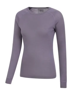 Mountain Warehouse Womens Merino II Thermal Top Purple Discount