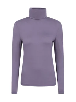 Mountain Warehouse Purple Keep The Heat Womens Roll Neck Thermals New