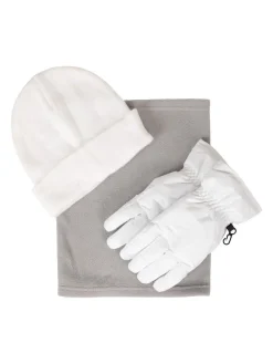 Mountain Warehouse Womens Snow Winter Accessories Set White Clearance