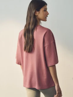 Next Multi 100% Cotton Boxy Short Sleeve T-Shirts 5 Pack Clearance