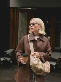 Next Multi Borg Sling Checkered Cross-Body Bag Hot