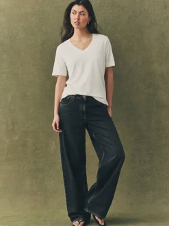 Next Multi Cotton Modal Slouch T-Shirt 5 Pack Discount