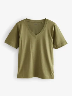 Next Multi Cotton Modal Slouch T-Shirt 5 Pack Discount