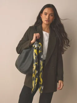 Next Multi Leopard Square Scarf New