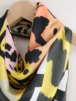Next Multi Leopard Square Scarf New