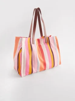Next Multi Striped Beach Bag Sale