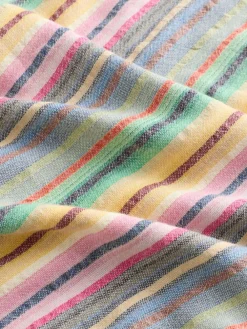 Next Pull On Wide Leg Trousers Multi-coloured Stripe Outlet