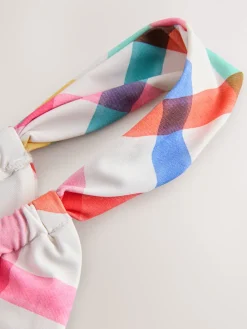 Next Tanga Bikini Bottoms Multi/White Bright Check Discount