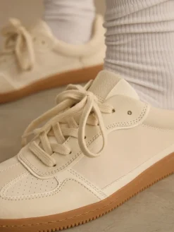 Next Natural Lace-Up Trainers