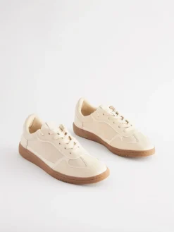 Next Natural Lace-Up Trainers