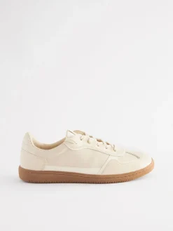 Next Natural Lace-Up Trainers