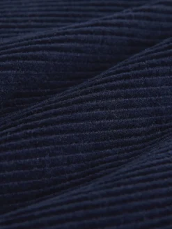 Next Cord Wide Leg Trousers With Scarf Navy Blue Discount