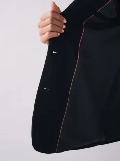 Next Navy Blue Heavy Duty Tailored Blazer Clearance