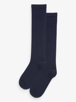 Next Modal Blend Knee High Socks 2 Pack Navy Blue Online