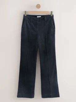 Next N. Premium Cord Bootcut Trousers Navy Blue Sale