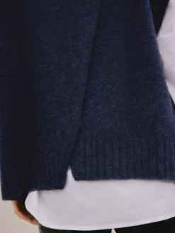 Next N. Premium Knitted Tank Navy Blue Clearance