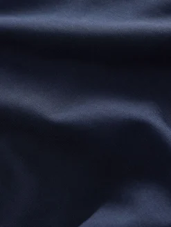 Next Ponte Wide Leg Trousers With Gold Button Detailing Navy Blue Sale