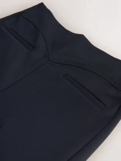 Next Sculpting Military Trousers Navy Blue Sale