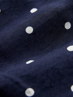 Next Tie Waist Mini Dress Navy Blue Spot Online