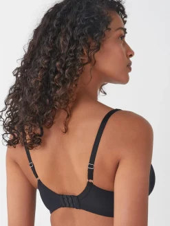 Next Non Pad Full Cup DD+ Cotton Blend Ultimate Comfort Bras 3 Pack Navy Blue/Pink/White Sale