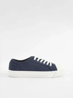 Next Canvas Baseball Trainers Navy Online