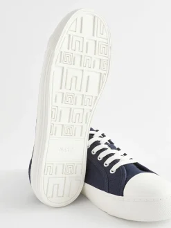 Next Canvas Baseball Trainers Navy Online