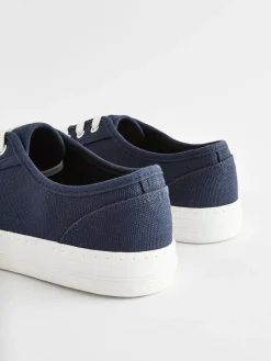 Next Canvas Baseball Trainers Navy Online