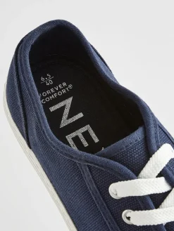 Next Canvas Baseball Trainers Navy Online