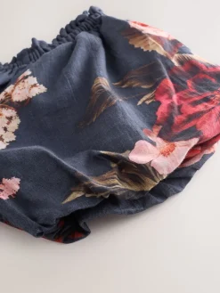 Next Off the Shoulder Jumpsuit Navy Floral Best