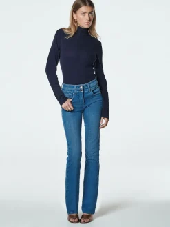 Next Long Sleeve Ribbed Roll Neck Top Navy Hot