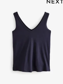 Next Navy Modal Slouch Vest Hot