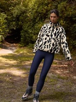 Next Outdoor Fleece Lined Warm Handle Leggings Navy Sale