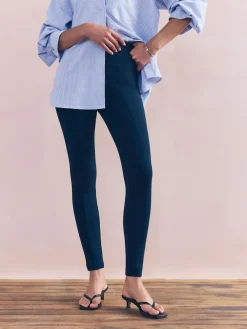 Next Ponte Leggings Navy Online