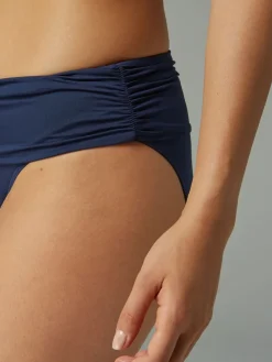 Next Navy Roll Top Bikini Bottoms Hot