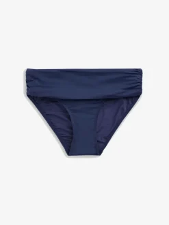 Next Navy Roll Top Bikini Bottoms Hot